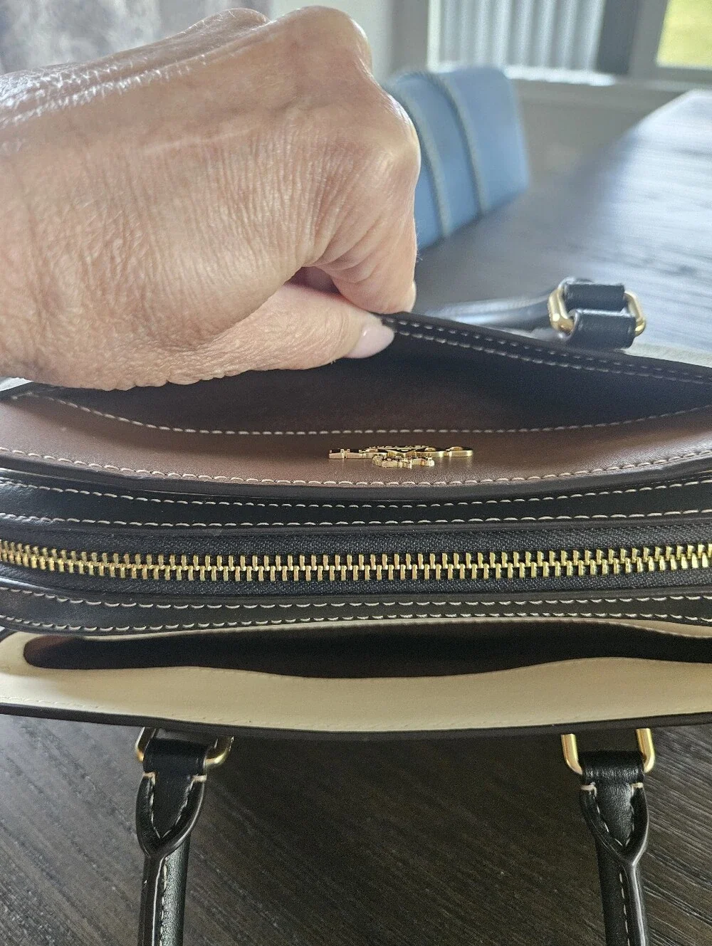 Coach Mini Darcie Colorblock Carryall
